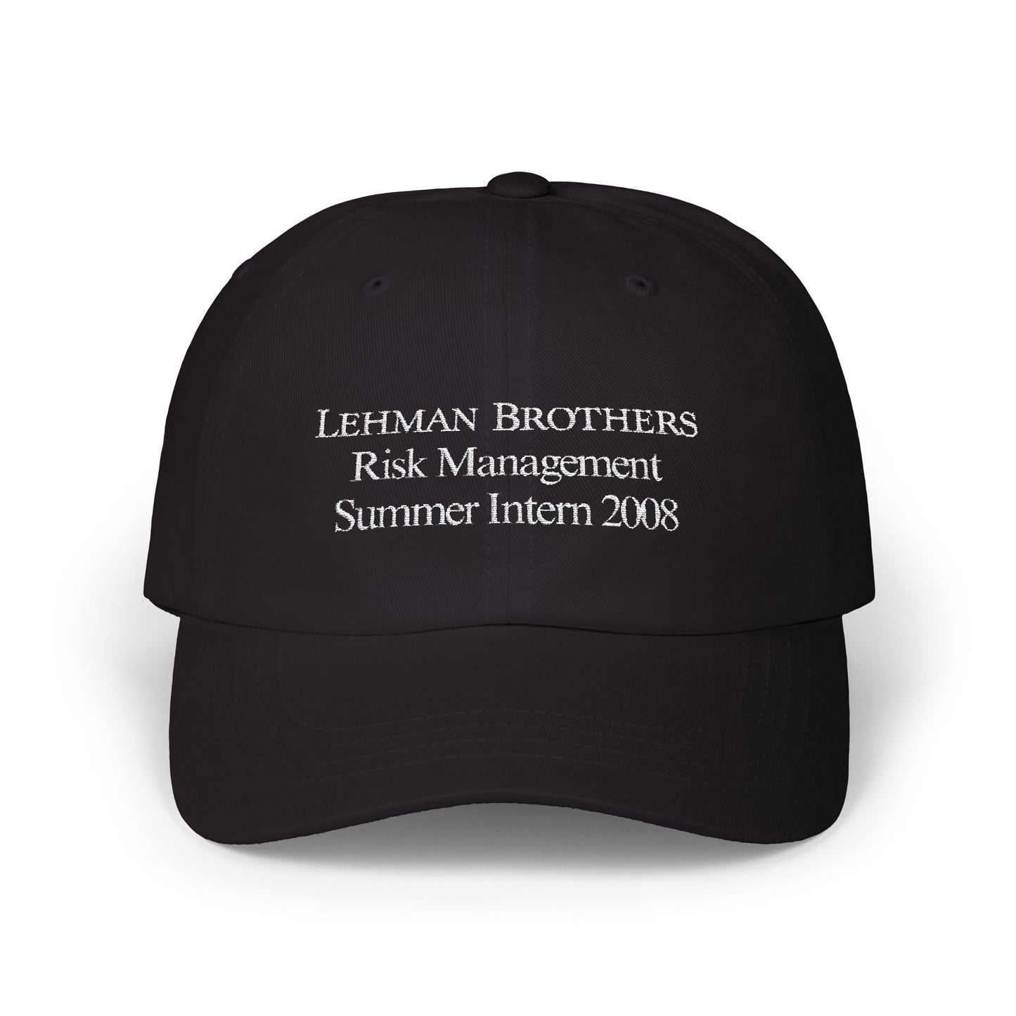 Lehman Brothers Classic Dad Cap - Vintage Summer Intern 2008 Hat