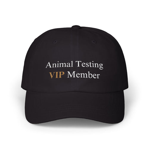 "Animal Testing VIP Member" Cap