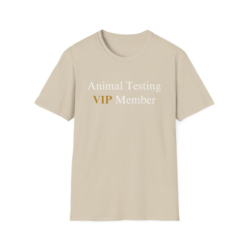 "Animal Testing VIP Member" Tee